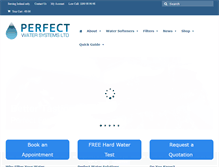 Tablet Screenshot of perfectwater.ie